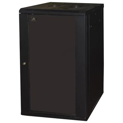 Link LK1920UN Armadio Rack 19'' 20U da Parete Porta Vetro Temprato 90 Kg 995x600x450 mm colore Nero