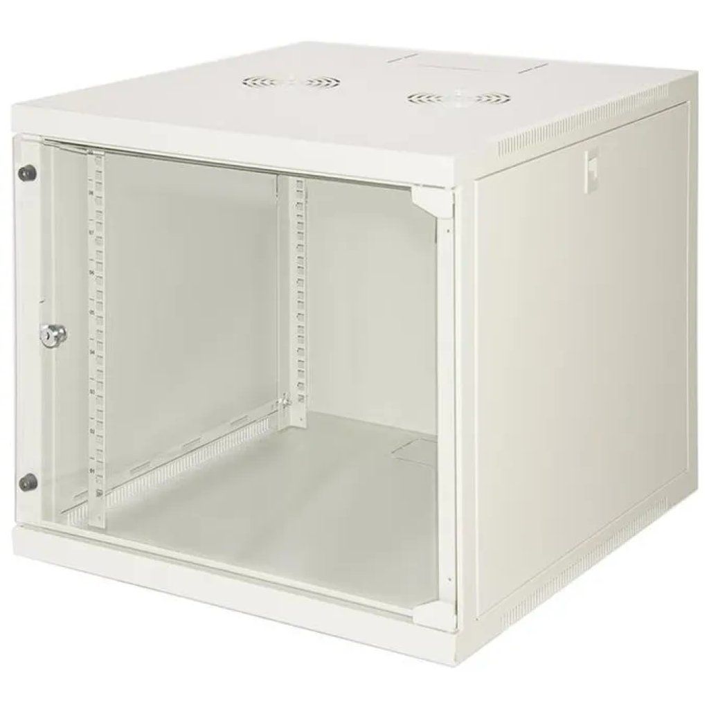 Link Accessori LK1909U66G Armadio Rack 19'' 9U Da Parete Porta Vetro Temperato 45 Kg 490x540x600 mm