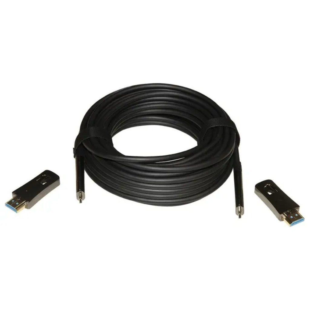LINK LKHD80FM Cavo HDMI 2.0 AOC Fibra Ottica 80 metri Connettori Staccabili 4K60Hz HDR10 colore Nero LINK LKHD80FM Cavo HDMI 2.0 AOC Fibra Ottica 80 metri Connettori Staccabili 4K60Hz HDR10 colore Nero