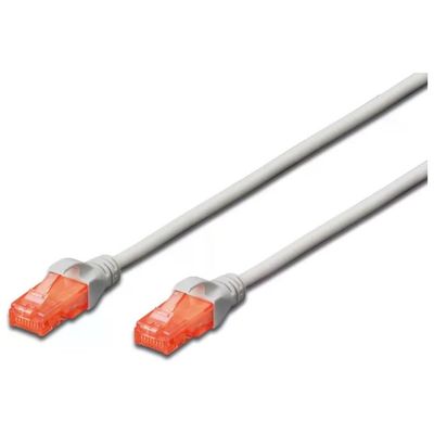 DIGITUS Cavo Ethernet DIGITUS Cat6 U/UTP RJ45 grigio, 50 cm DIGITUS Cavo Ethernet DIGITUS Cat6 U/UTP RJ45 grigio, 50 cm