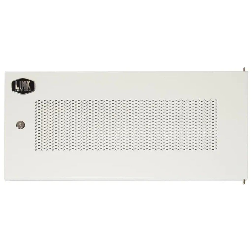 LINK Porta traforata con serratura per armadio rack Link 6U