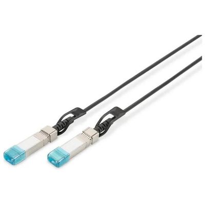 Digitus DN-81222-02 Cavo DAC SFP+ 10G 2 m SFP+ a SFP+ 10,52 Gbps colore Nero Digitus DN-81222-02 Cavo DAC SFP+ 10G 2 m SFP+ a SFP+ 10,52 Gbps colore Nero
