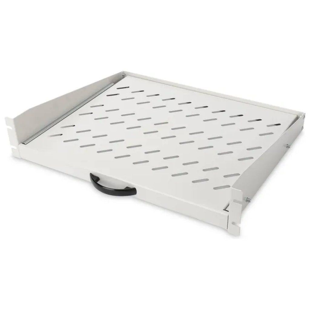 Digitus DN-19-TRAY-2-450 Ripiano Estraibile per Rack 19'' 2U 36,7cm Montanti Frontali 30 Kg colore Grigio Digitus DN-19-TRAY-2-450 Ripiano Estraibile per Rack 19'' 2U 36,7cm Montanti Frontali 30 Kg colore Grigio