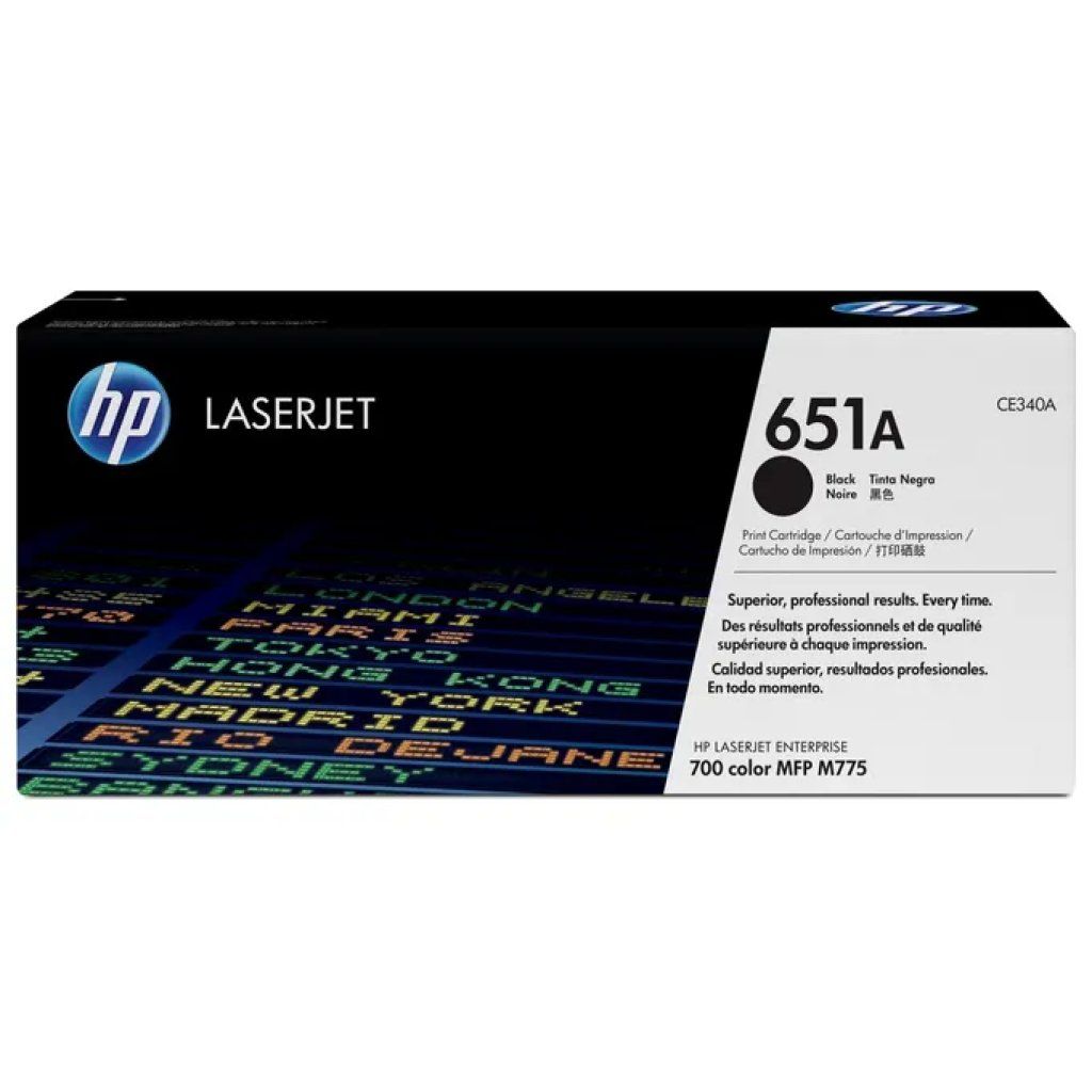 HP 651A CE340A Toner Originale Nero per LaserJet – 13.500 pagine HP 651A CE340A Toner Originale Nero per LaserJet – 13.500 pagine