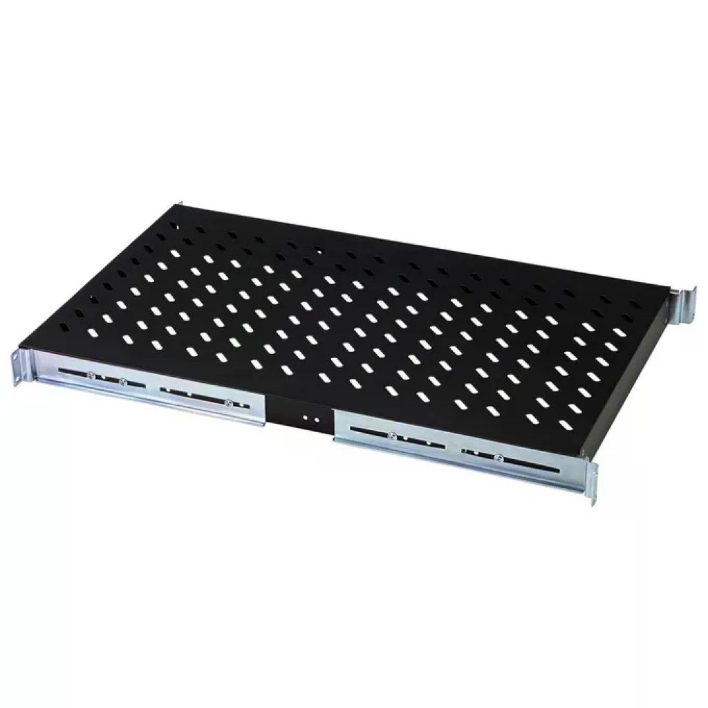Digitus DN-19 TRAY-1-1000-SW – Ripiano rack 19” 1U regolabile, nero, portata 100 kg Digitus DN-19 TRAY-1-1000-SW – Ripiano rack 19” 1U regolabile, nero, portata 100 kg