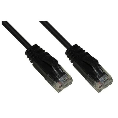 LINK Cavo Ethernet LINK Cat 6 UTP Slim nero, 1,5 m