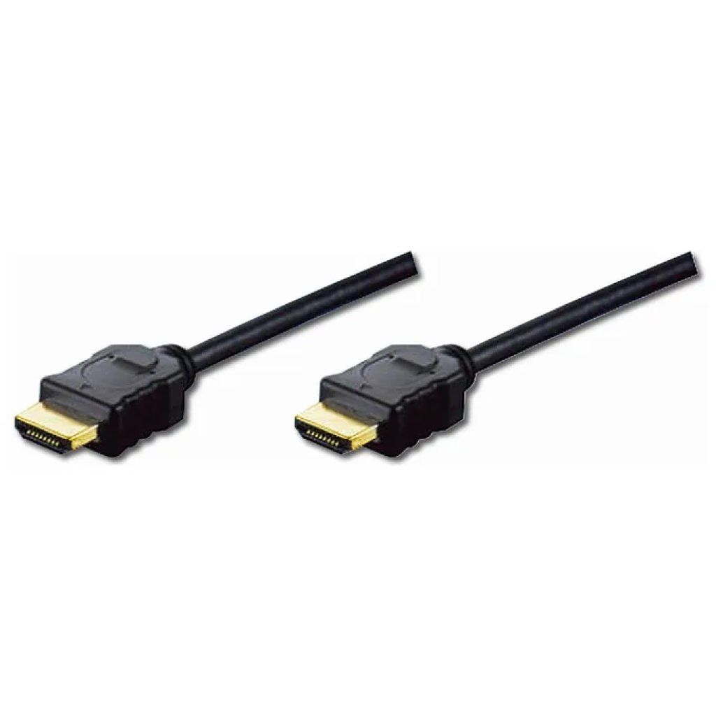 Digitus Cavo HDMI 1.4 High Speed con Ethernet, 4K e 3D, 2 m, nero Digitus Cavo HDMI 1.4 High Speed con Ethernet, 4K e 3D, 2 m, nero