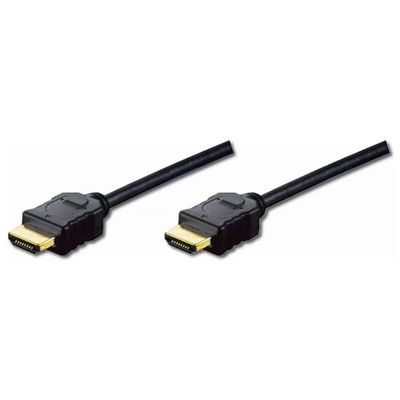 Digitus Cavo HDMI 1.4 High Speed con Ethernet, 4K e 3D, 2 m, nero