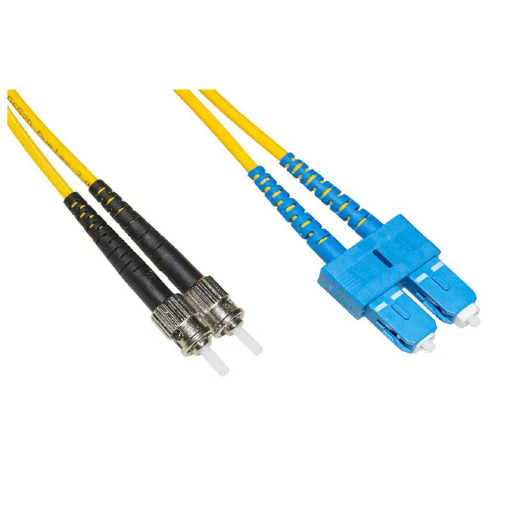 LINK LKSCST901 Cavo fibra ottica duplex OS2 SC/UPC-ST/UPC, 1 m