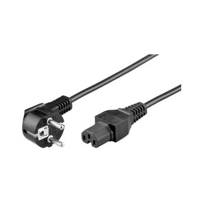 LINK LKC1518 Cavo di alimentazione Schuko angolato 90°–IEC C15, 1,8 m LINK LKC1518 Cavo di alimentazione Schuko angolato 90°–IEC C15, 1,8 m