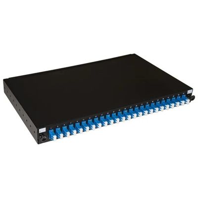 Link LK24LCSB Pannello Fibra Ottica 19'' Rack 1U 24 Adattatori LC Duplex Singlemode 9 Link LK24LCSB Pannello Fibra Ottica 19'' Rack 1U 24 Adattatori LC Duplex Singlemode 9