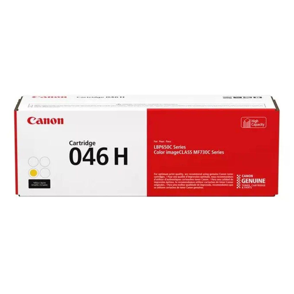 CANON Toner Originale Canon 046 H Giallo – Alta Capacità, 5000 Pagine CANON Toner Originale Canon 046 H Giallo – Alta Capacità, 5000 Pagine