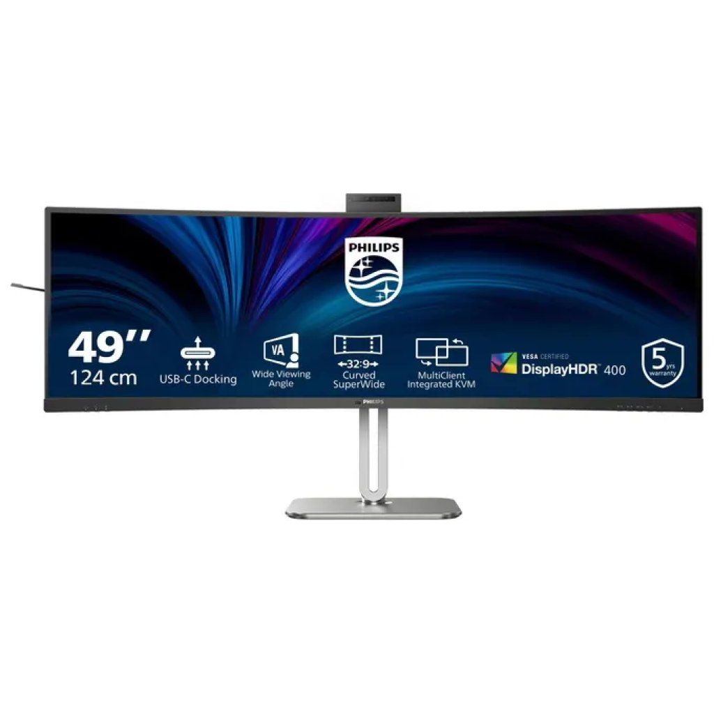 Philips 49B2U5900CH-00 Serie 5000 Monitor PC 49'' 32:9 Dual QHD VA LCD 4 ms USB Philips 49B2U5900CH-00 Serie 5000 Monitor PC 49'' 32:9 Dual QHD VA LCD 4 ms USB