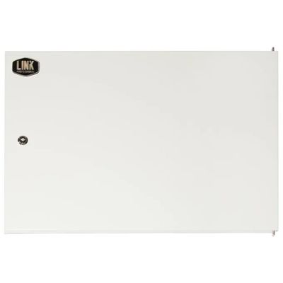 LINK Porta cieca grigia con serratura per armadio rack LINK 9U