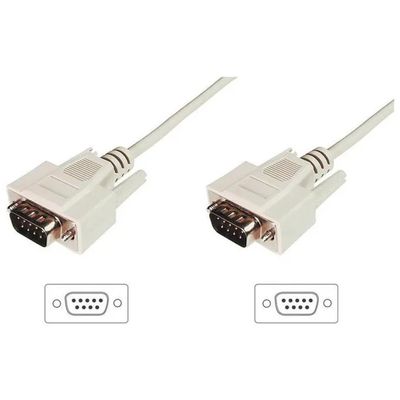 Digitus AK-610107-030-E Cavo seriale D-Sub 9 pin M/M, 3 m, beige Digitus AK-610107-030-E Cavo seriale D-Sub 9 pin M/M, 3 m, beige