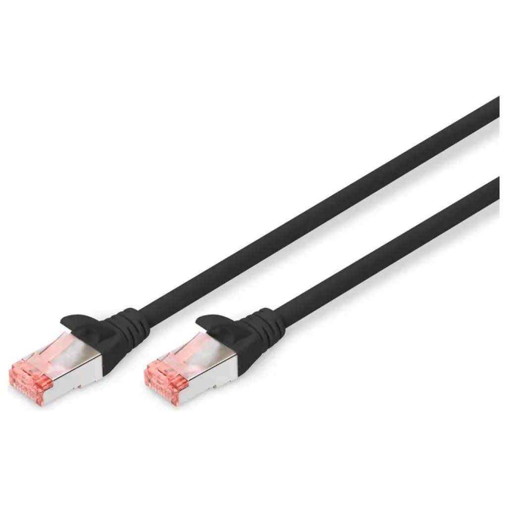 Digitus Cavo Ethernet Cat. 6 S/FTP LS0H Nero, 25 cm Digitus Cavo Ethernet Cat. 6 S/FTP LS0H Nero, 25 cm