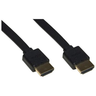 LINK LKCHDUS2 Cavo HDMI piatto Ultra Slim 4K, 1,8 m, nero LINK LKCHDUS2 Cavo HDMI piatto Ultra Slim 4K, 1,8 m, nero