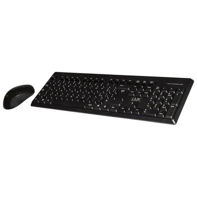 LINK LKTAST03 Kit Tastiera e Mouse Wireless Italiano, Nero