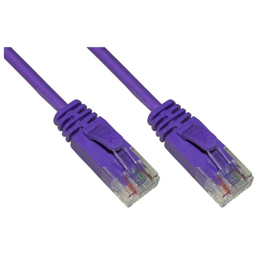 Link LK6U010VIS Cavo Ethernet Patch Slim Cat 6, 1 m, Viola Link LK6U010VIS Cavo Ethernet Patch Slim Cat 6, 1 m, Viola