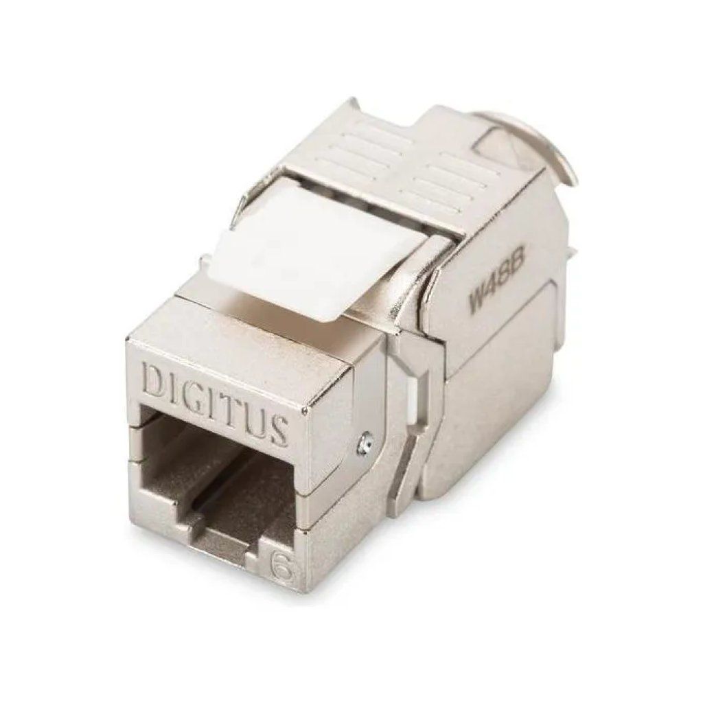 Digitus DN-93612-1 Jack Keystone RJ45 Cat6 schermato Tool-Free bianco