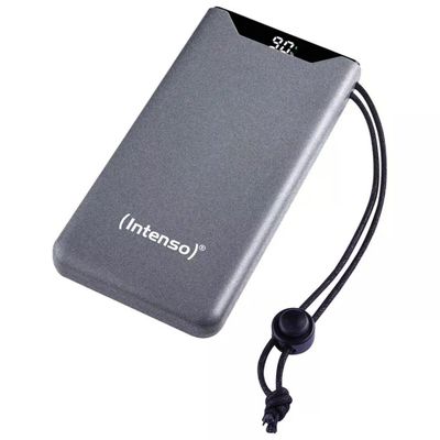 Intenso 7332034 Power Bank 10.000 mAh 20 W con Display, Grigio