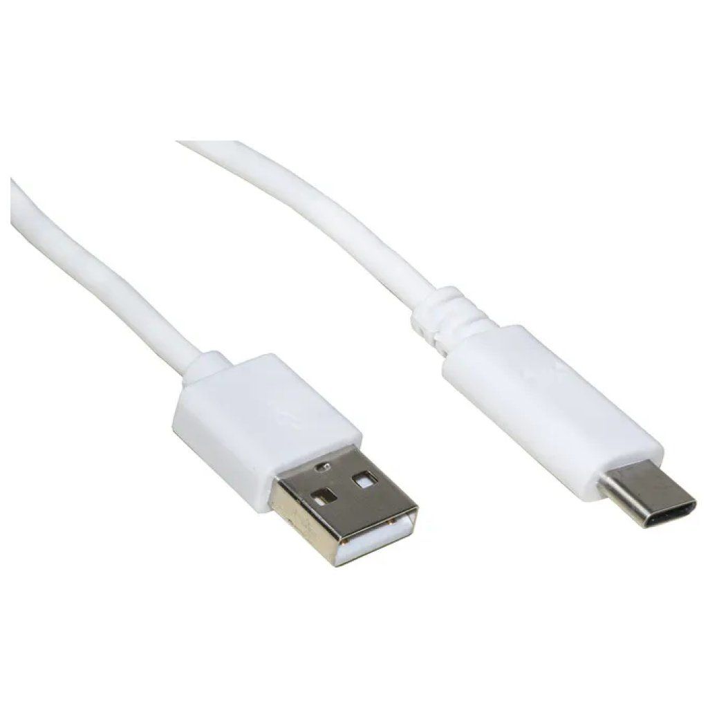 LINK LKC2003 – Cavo USB-A a USB-C 2.0, 30 cm, bianco