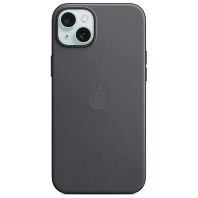 Apple MT423ZM-A Custodia MagSafe in tessuto FineWoven per iPhone 15 Plus colore Nero