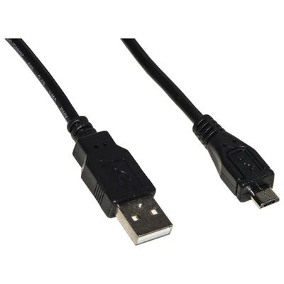 LINK LKCM05 Cavo USB-A a Micro USB-B, 50 cm, Nero LINK LKCM05 Cavo USB-A a Micro USB-B, 50 cm, Nero