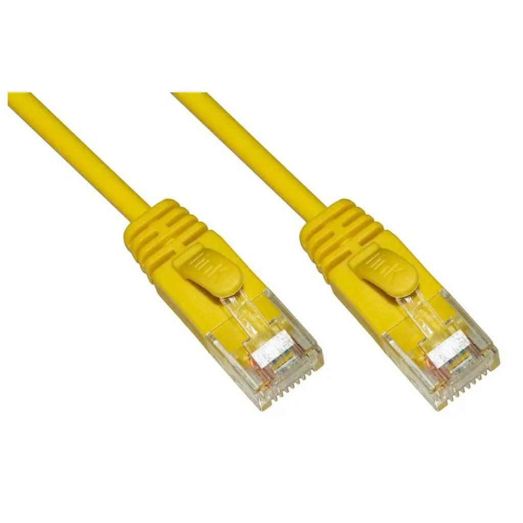 LINK Cavo Ethernet Cat 6 UTP Slim, 10 m, Giallo