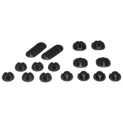 LINK Kit 16 Clip Fermacavi Adesive Nere LINK Kit 16 Clip Fermacavi Adesive Nere