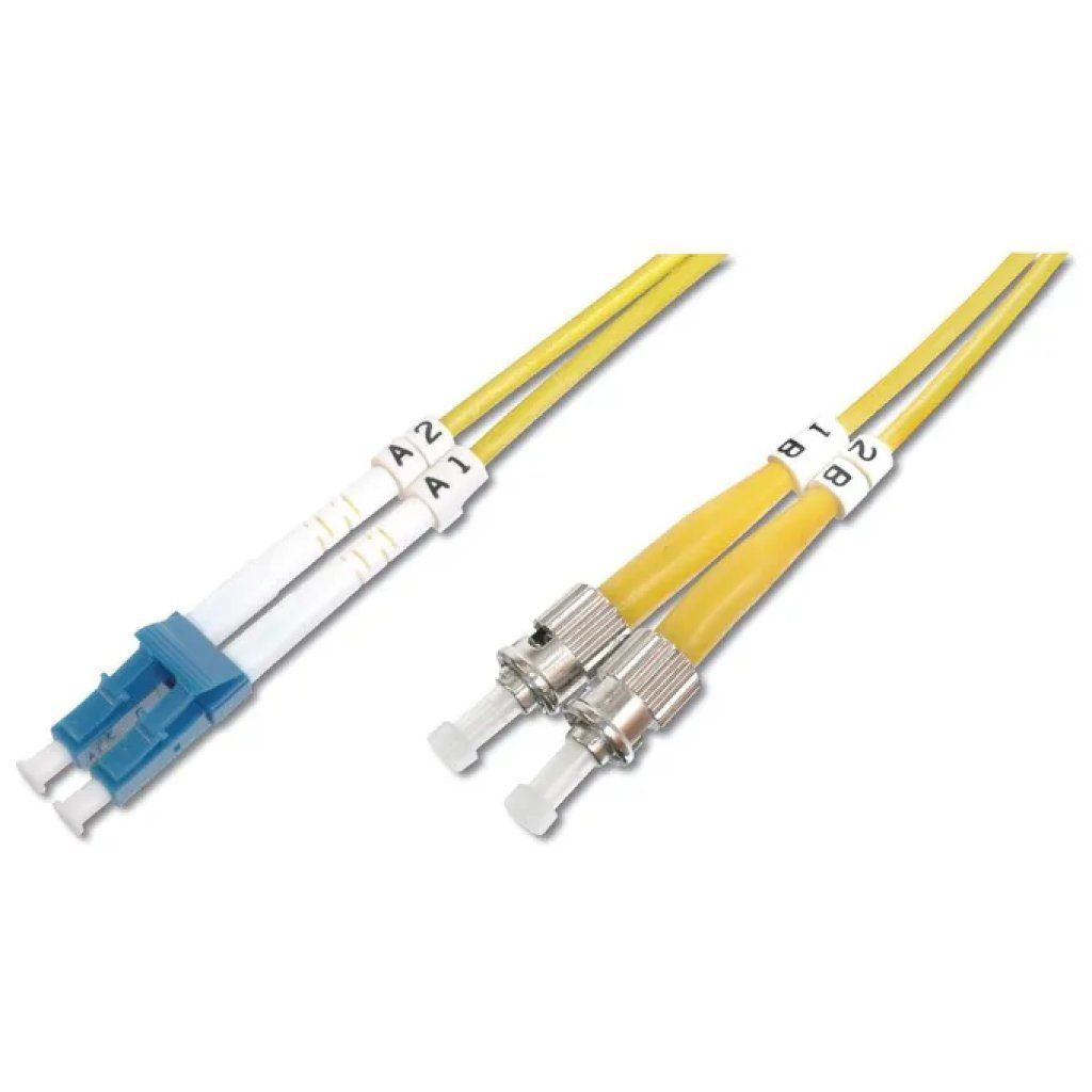 Digitus cavo patch fibra ottica duplex LC-ST OS2 singlemode, 3 m Digitus cavo patch fibra ottica duplex LC-ST OS2 singlemode, 3 m