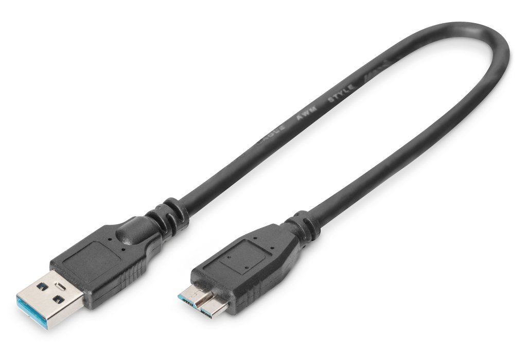 Digitus Cavo USB 3.0 USB-A a Micro USB-B, 25 cm
