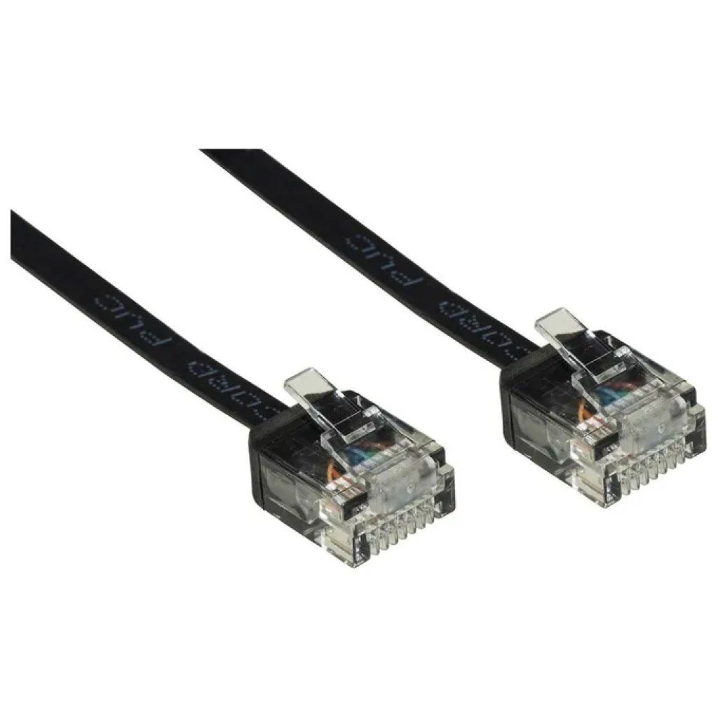 LINK Cavo Ethernet LINK Cat 6A UTP ultrapiatto RJ45, 1 m, nero