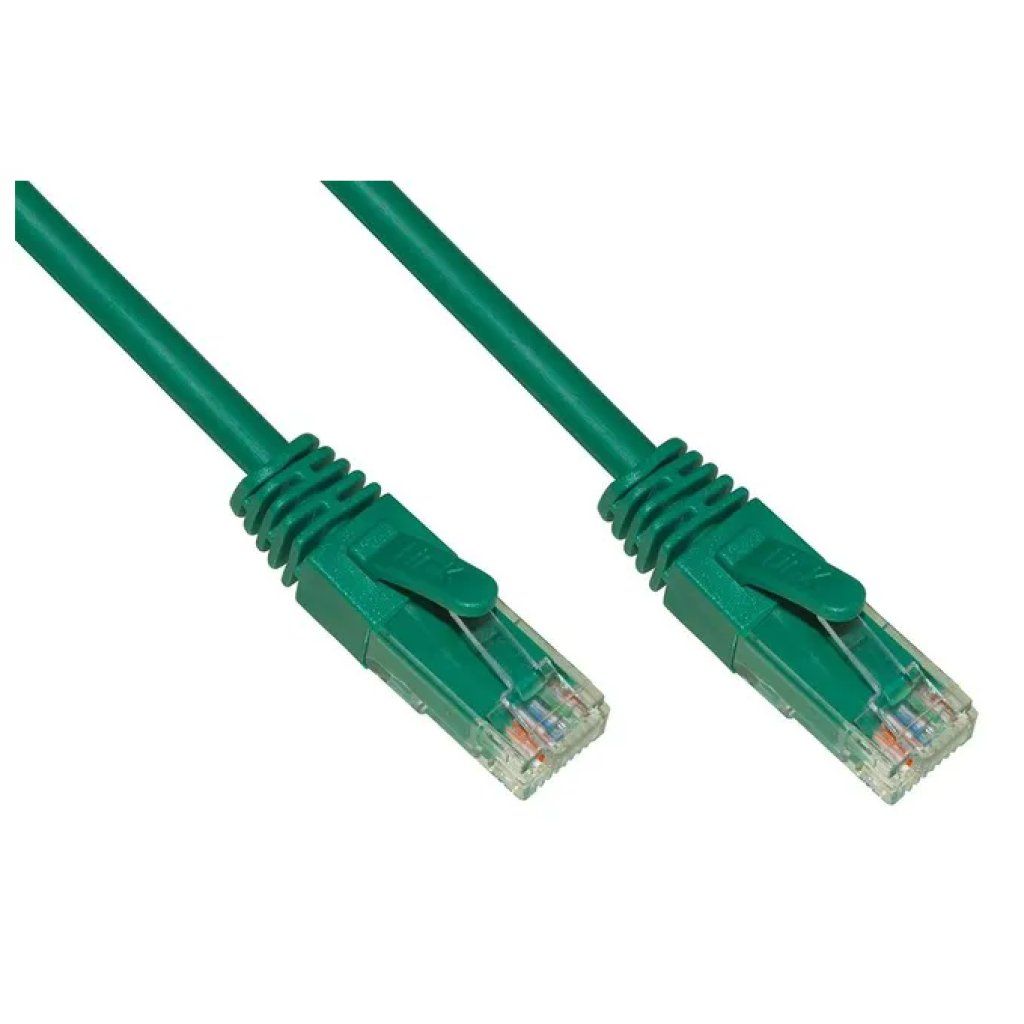 LINK Cavo Ethernet Cat 6A U-UTP RJ45, 25 cm, verde