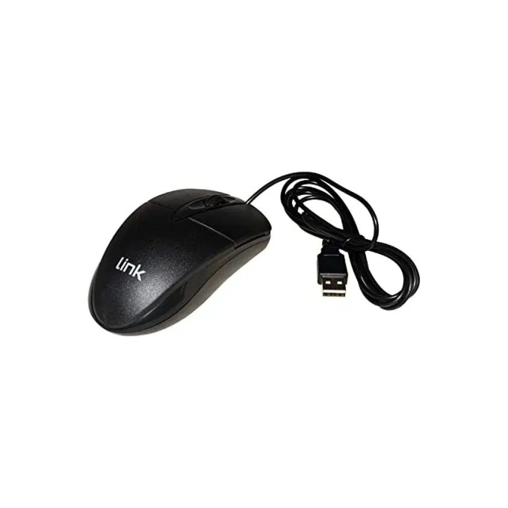 LINK Mouse ottico USB LINK LKMOS35, 1200 DPI, 3 tasti, nero LINK Mouse ottico USB LINK LKMOS35, 1200 DPI, 3 tasti, nero
