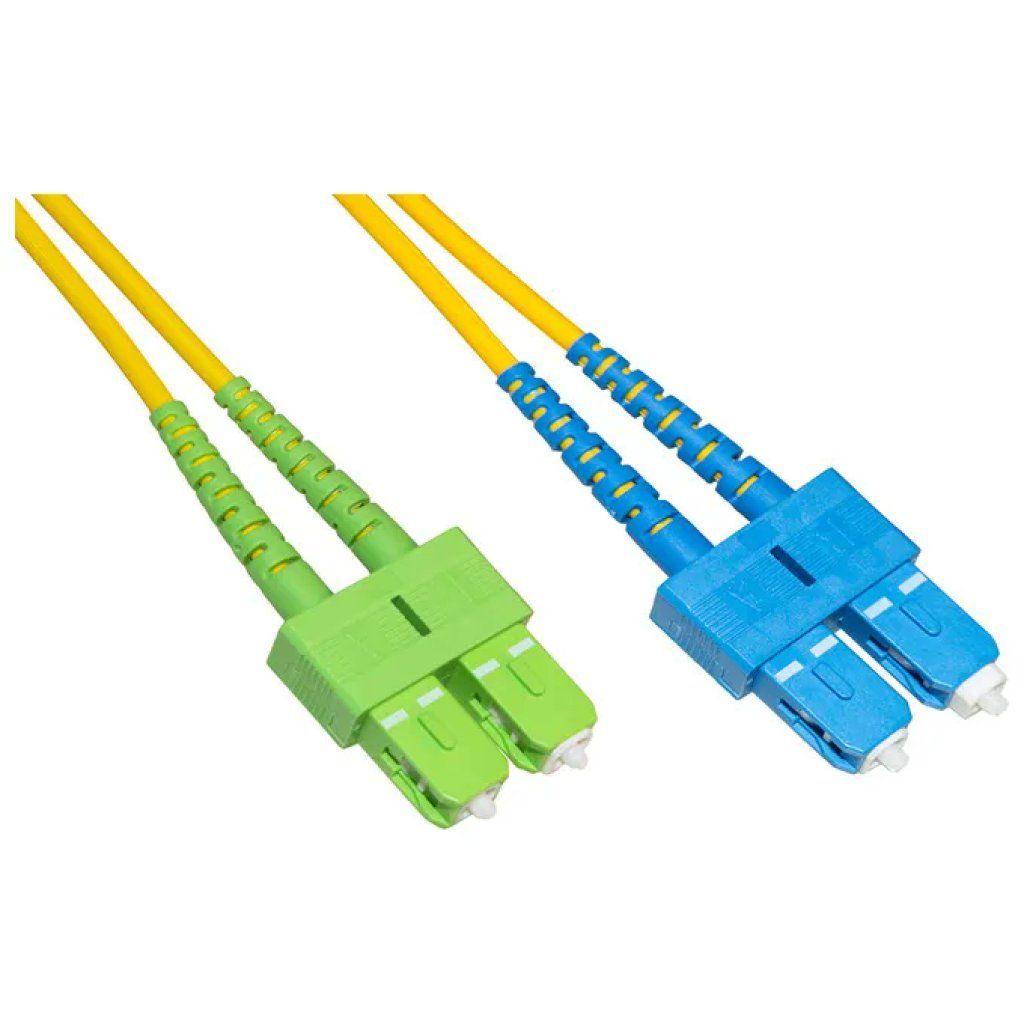 LINK LKSCASCU905 Cavo fibra ottica duplex OS2 SC/APC-SC/UPC, 5 m LINK LKSCASCU905 Cavo fibra ottica duplex OS2 SC/APC-SC/UPC, 5 m