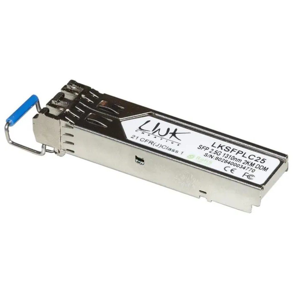 LINK Mini-GBIC SFP 2,488 Gbps LC Duplex, 2 km, compatibile Cisco LINK Mini-GBIC SFP 2,488 Gbps LC Duplex, 2 km, compatibile Cisco