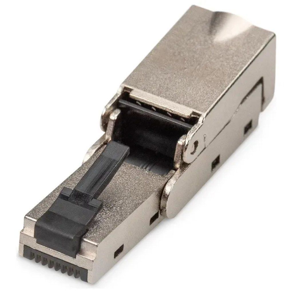 DIGITUS Connettore RJ45 Schermato Cat 6A Pieghevole
