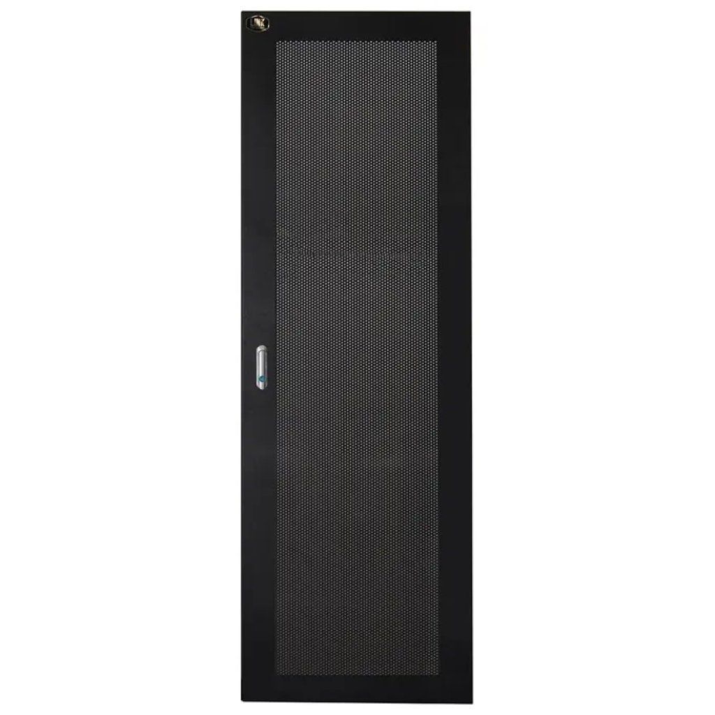 LINK LKDOOR32IN Porta traforata nera per rack 32U, larghezza 60 cm, con serratura