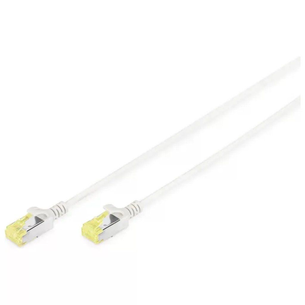 DIGITUS Cavo Patch Ethernet Slim CAT 6A U/FTP RJ45, Bianco DIGITUS Cavo Patch Ethernet Slim CAT 6A U/FTP RJ45, Bianco