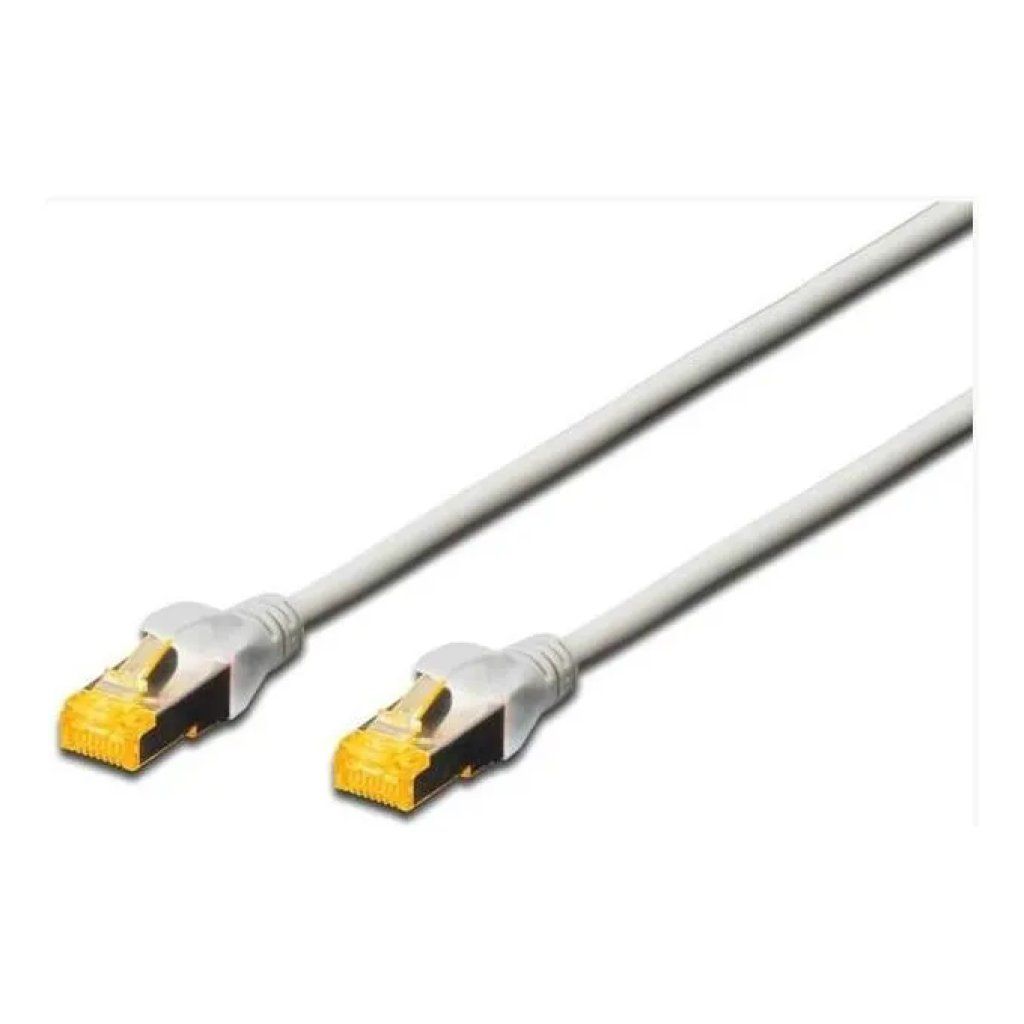 Digitus Cavo Ethernet Cat 6A S-FTP LS0H RJ45, 25 cm, Grigio Digitus Cavo Ethernet Cat 6A S-FTP LS0H RJ45, 25 cm, Grigio