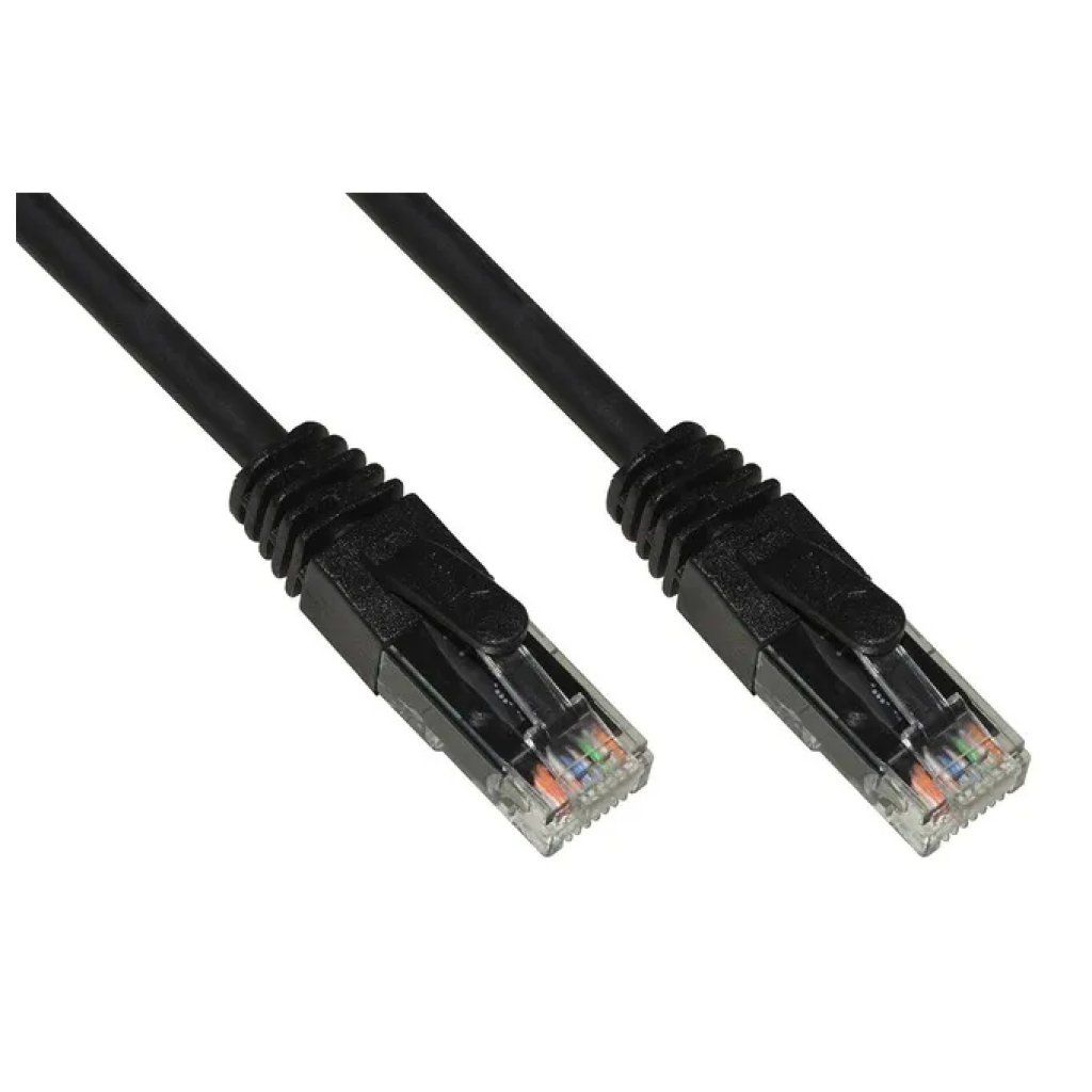 LINK Cavo Ethernet Cat 6A UTP RJ45 nero, 1,5 m
