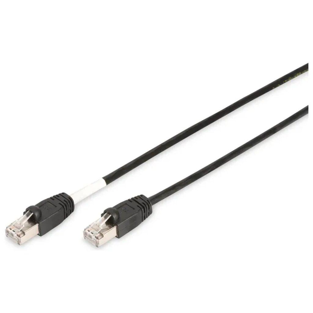 DIGITUS Cavo Ethernet DIGITUS Cat 6 S/FTP da esterno, 2 m, nero DIGITUS Cavo Ethernet DIGITUS Cat 6 S/FTP da esterno, 2 m, nero
