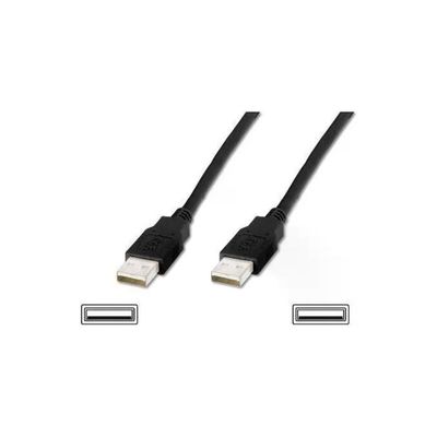 Digitus Cavo USB 2.0 A maschio/A maschio, 1,8 m, nero Digitus Cavo USB 2.0 A maschio/A maschio, 1,8 m, nero