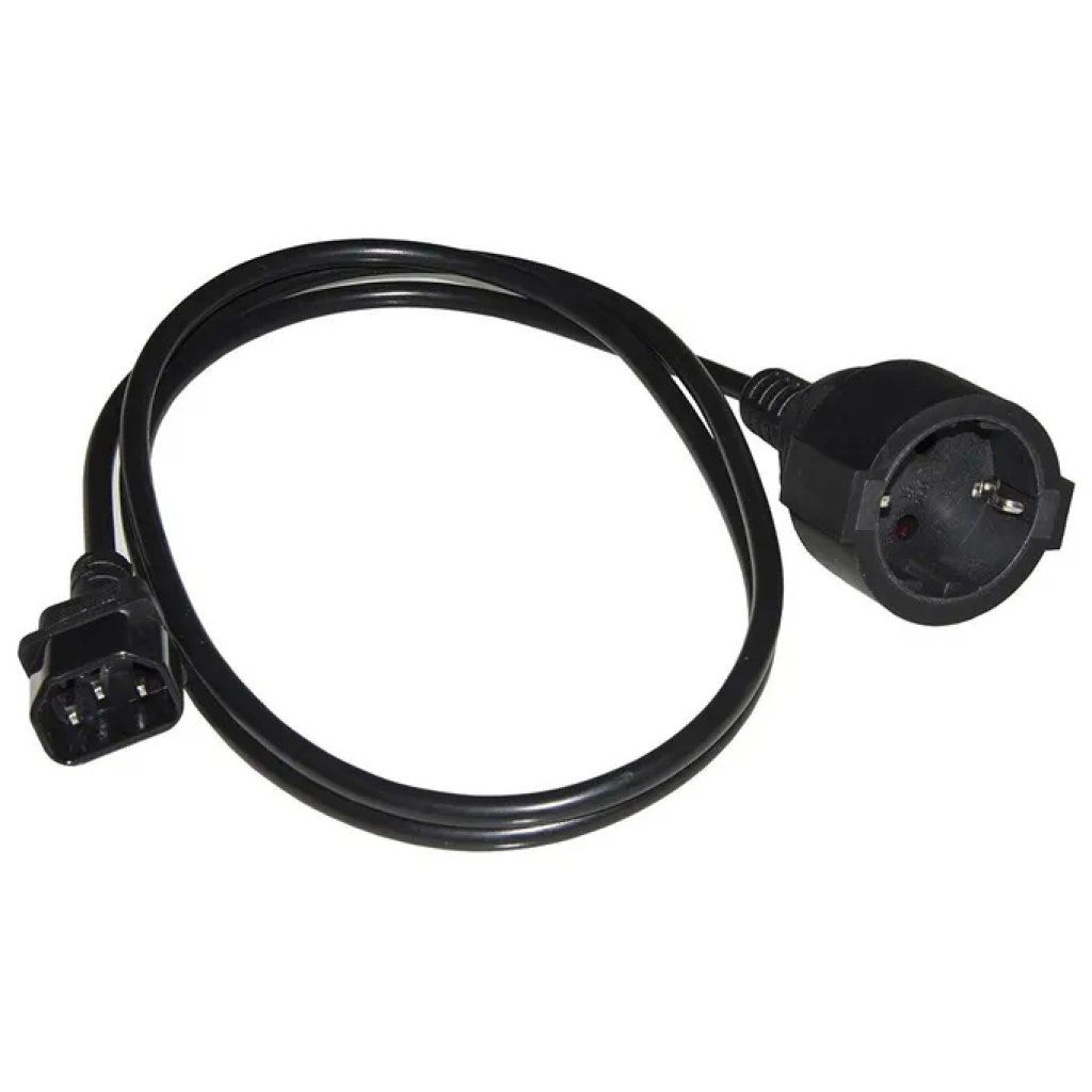 Link LKADSK15 – Cavo adattatore Schuko femmina a IEC C14 maschio, 1,5 m, 16 A Link LKADSK15 – Cavo adattatore Schuko femmina a IEC C14 maschio, 1,5 m, 16 A