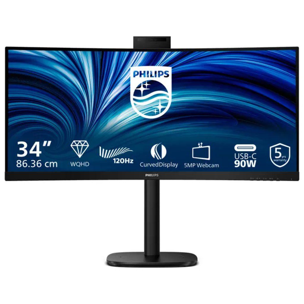 Philips 34B2U3600CH-00 Monitor PC 34B2U3600CH 34 Pollici Wide Quad HD Curvo Nero Philips 34B2U3600CH-00 Monitor PC 34B2U3600CH 34 Pollici Wide Quad HD Curvo Nero