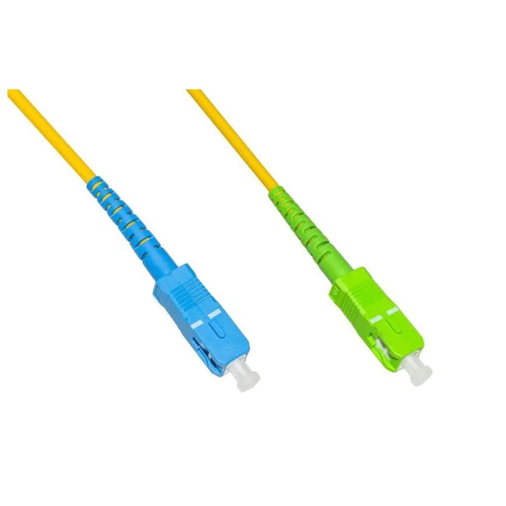 LINK Cavo fibra ottica LINK SC/APC-SC/UPC singlemode simplex, 5 m