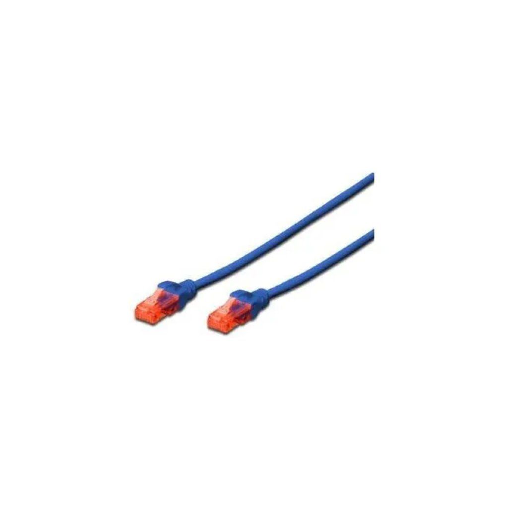 Digitus Cavo Ethernet Patch Cat 6 U/UTP RJ45, 3 m, Blu Digitus Cavo Ethernet Patch Cat 6 U/UTP RJ45, 3 m, Blu