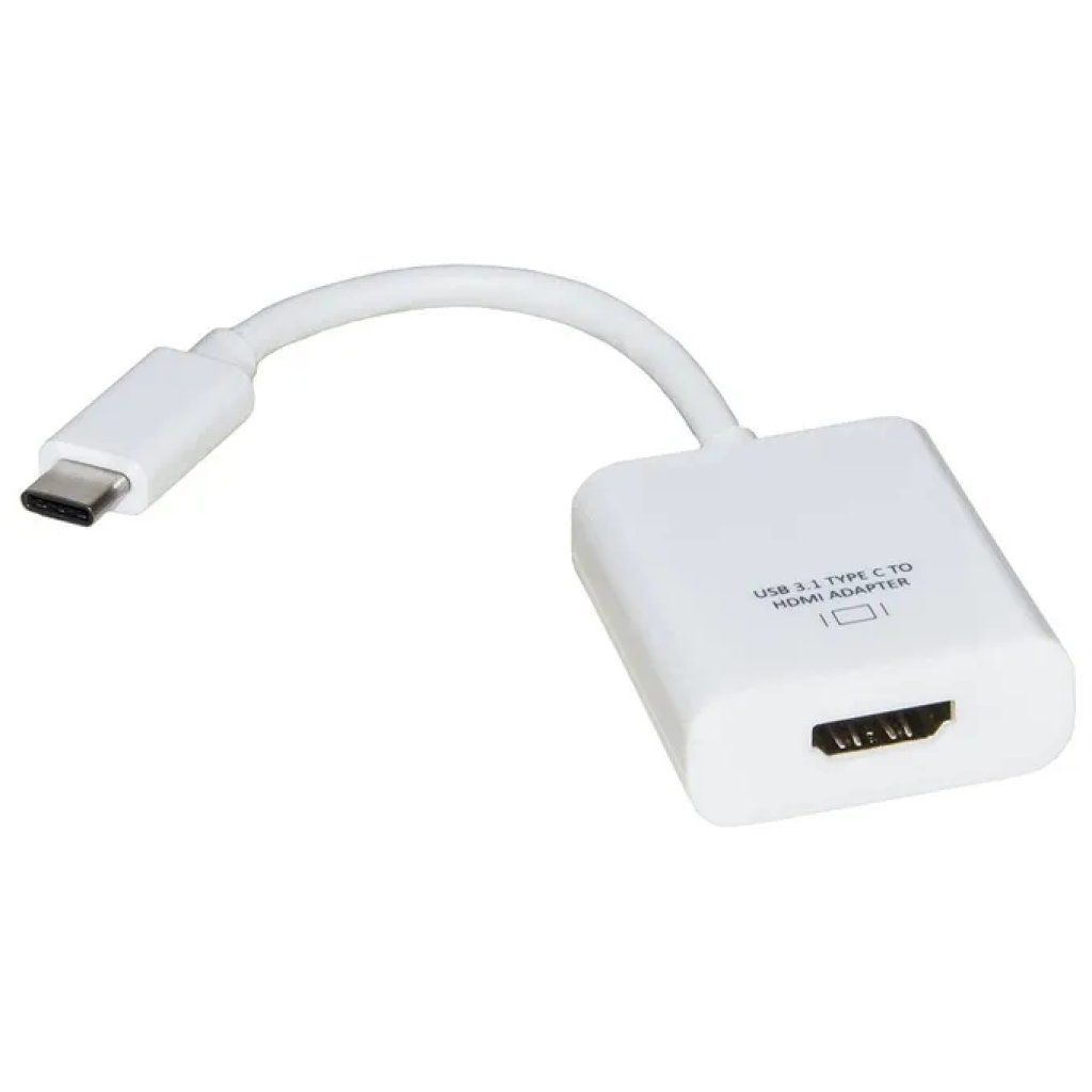 LINK LKADAT80 Adattatore USB-C a HDMI 4K 30 Hz Bianco LINK LKADAT80 Adattatore USB-C a HDMI 4K 30 Hz Bianco