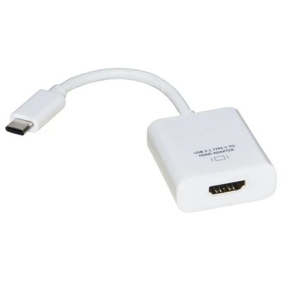 LINK LKADAT80 Adattatore USB-C a HDMI 4K 30 Hz Bianco LINK LKADAT80 Adattatore USB-C a HDMI 4K 30 Hz Bianco